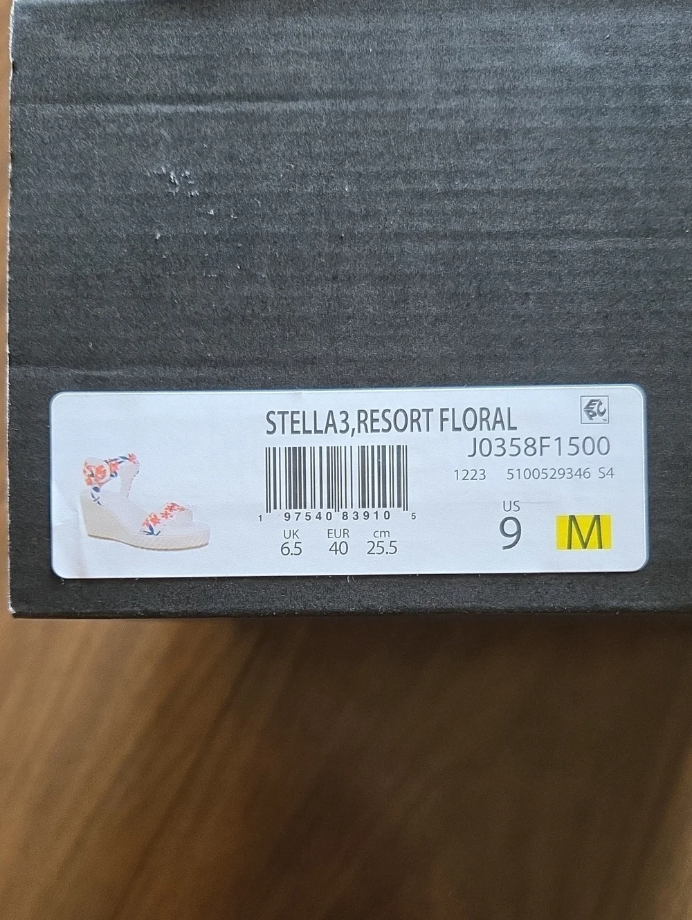 NIB Naturalizer Stella Resort Floral Espadrille Wedge Sandals - Size 9